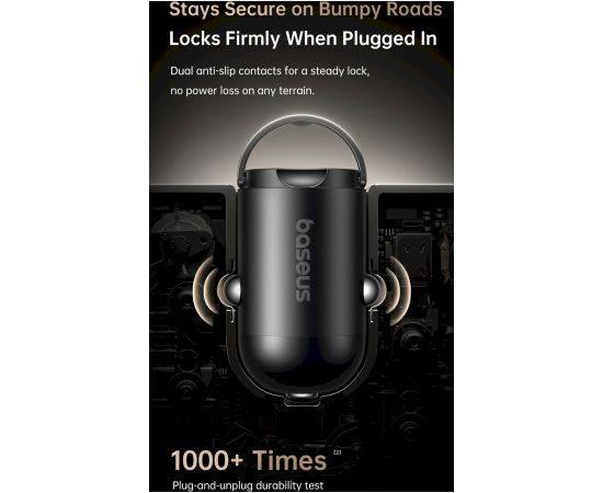 Baseus PrimeTrip VP2 Auto lādētājs 45W USB-C ar 60W USB-C to USB-C kabeli 1m / melna Telefonu lādētāji 12v Automašīnām