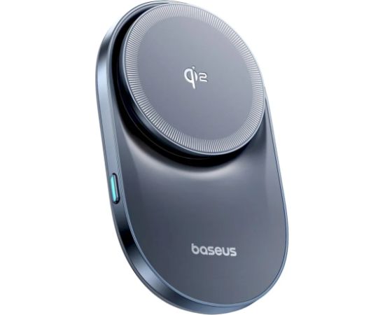 Baseus PrimeTrip VC1 Pro Bezvadu auto lādētājs Qi2 ventilācijas restei / melns Telefonu lādētāji 12v Automašīnām