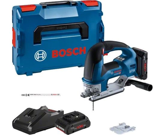 Figūrzāģis ar akumulatoru Bosch GST 18V-155 BC; 18 V; 2x4,0 Ah akum. Figūrzāģi 
