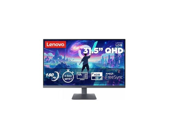 LENOVO LEGION LOQ 32Q-10 31.5" QHD WLED (2560X1440) VA/180HZ/300NITS/0.5MS/2X HDMI 2.1/DP 1.4 (3YEAR WARRANTY) Portatīvie datori
