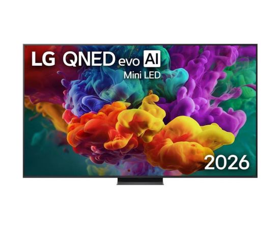LG QNED87 evo AI, 86'', 4K UHD, QNED Mini LED, black - TV Televizori