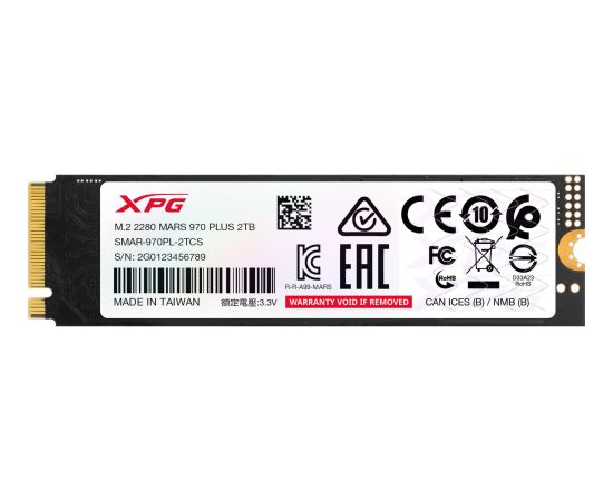 ADATA MARS 970 PLUS 2.0 TB (PCIe Gen5 x4, NVMe, M.2 2280) Жесткие диски (SSD)