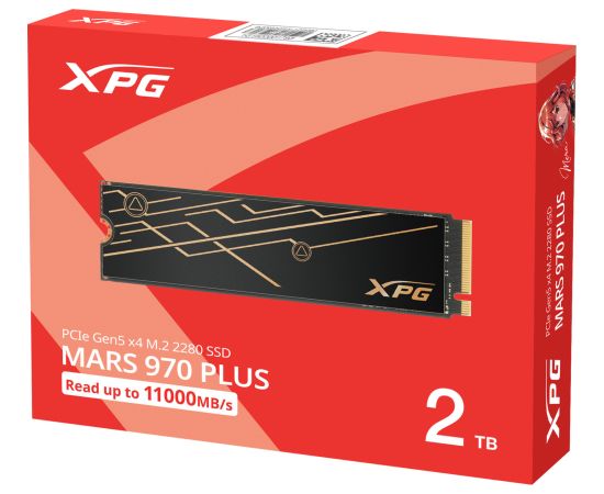 ADATA MARS 970 PLUS 2.0 TB (PCIe Gen5 x4, NVMe, M.2 2280) Жесткие диски (SSD)