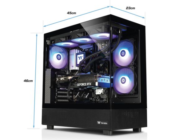 Thermaltake FTW V270 5070 Ti (black, Windows 11 Pro) Компьютеры и мониторы