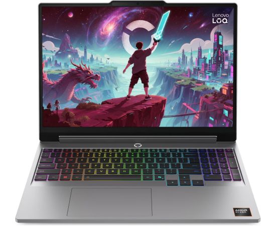 Lenovo LOQ 15AHP11 (83TN006GGE) (gray, AMD Ryzen 7 250, NVIDIA GeForce RTX 5070, 16 GB DDR5, 1 TB (1 TB SSD), Windows 11 Home) - German - DE Layout Portatīvie datori
