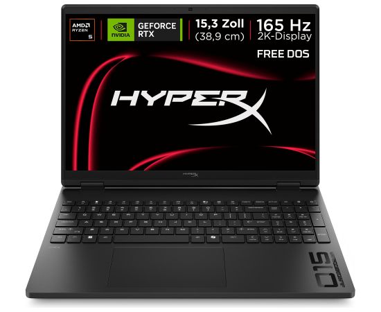 OMEN by HP HyperX OMEN 15-gb0057ng (AMD Ryzen 5 240, NVIDIA GeForce RTX 5060, 16 GB DDR5, 512 GB (512 GB SSD), without operating system) - German - DE Layout Ноутбуки