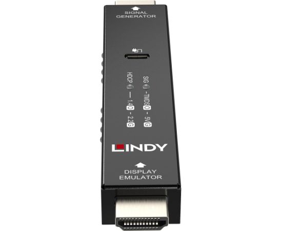 Lindy HDMI 4K60 Signal Generator and Display Emulator (Black) HDMI vadi