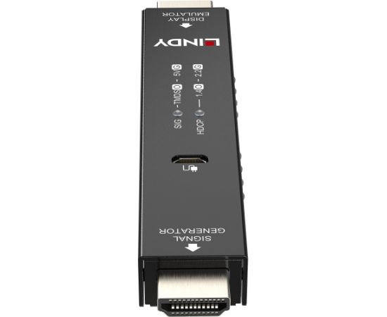Lindy HDMI 4K60 Signal Generator and Display Emulator (Black) HDMI vadi