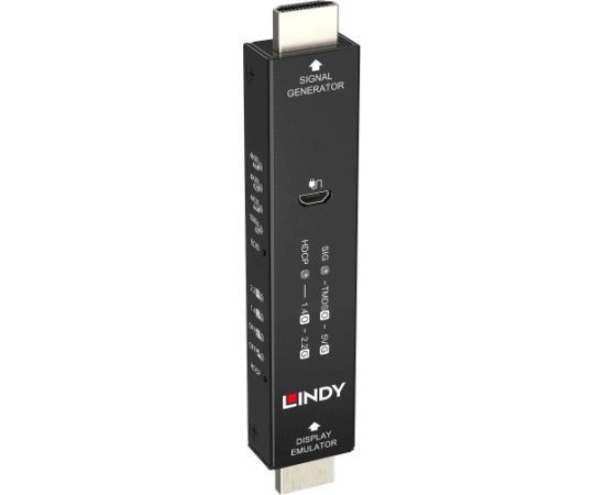 Lindy HDMI 4K60 Signal Generator and Display Emulator (Black) HDMI vadi