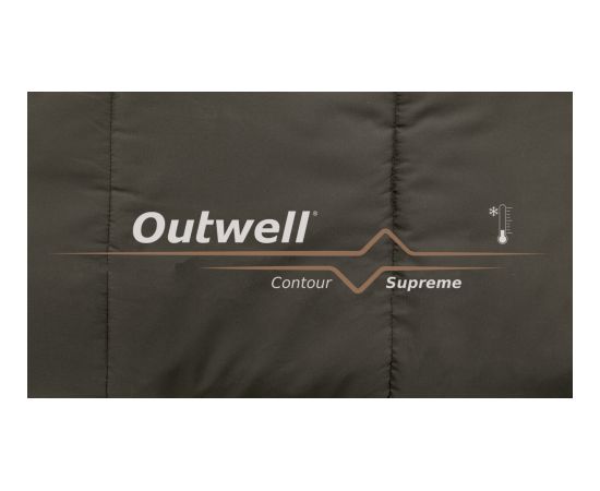 Outwell Contour Supreme Sleeping Bag 220 x 85 cm -20/13 °C Left Zipper Guļammaisi