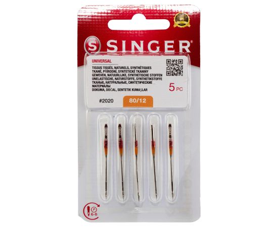Singer Needle, 2020 SZ12 BLST W/05 Аксессуары для швейных машин