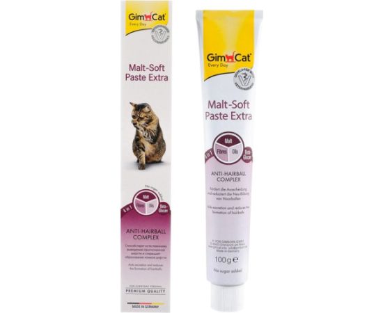 VET EXPERT GimCat Malt Soft Extra - anti-hairball paste for cats - 100g Сухой корм для кошек