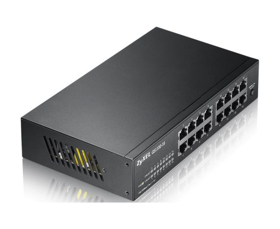Zyxel GS1100-16 Unmanaged Gigabit Ethernet (10/100/1000) Black Коммутаторы (Switch)