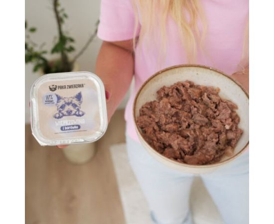 PAKA ZWIERZAKA Pork with blueberries Mono  - wet dog food - 150g Suņu barība