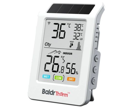 Rainpoint BALDRTHERM HCS596WB Solar-Powered Wi-Fi Thermohygrometer Citi virtuves piederumi