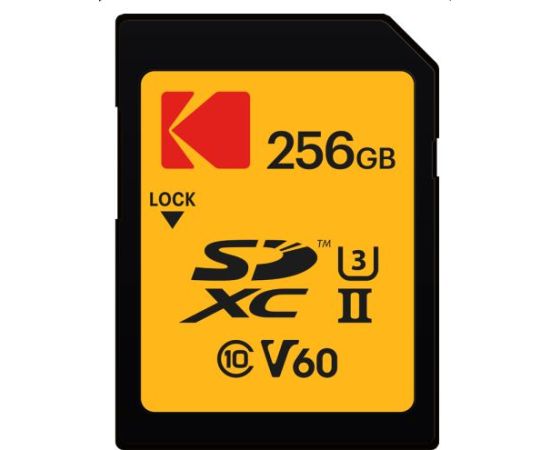 Kodak SDXC 256GB UHS-II U3 V60 Ultra Pro Atmiņas kartes micro SD SDHC