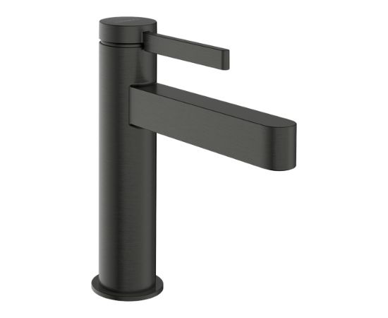 Hansgrohe izlietnes maisītājs Finoris 110 CoolStart, ar push-open, brushed black chrome Izlietnes maisītāji krāni