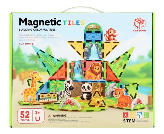 Mega Creative KLOCKI MAGNET ZOO 52EL 33X27X6 MC PUD 8 Конструкторы