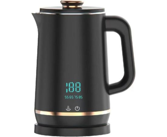 Digitālā tējkanna ar skārienjūtīgu displeju un temperatūras regulēšanu, 1.8L, 1500W, 71232, ELITE Tējkannas (elektriskās)