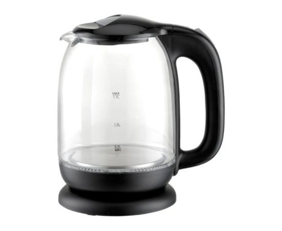 Elektriskā tējkanna, stikla, 1.7L, 2200W, 71177, ELITE Tējkannas (elektriskās)