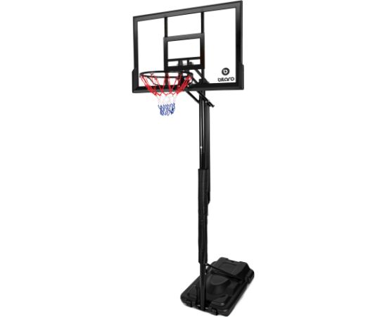 Mobilus krepšinio stovas Bilaro Oakland 120x80cm + apsauga + kamuolys Для баскетбола