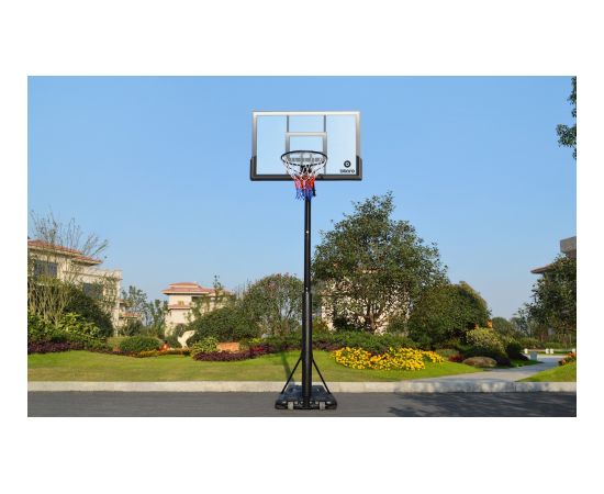 Mobilus krepšinio stovas Bilaro Oakland 120x80cm + apsauga + kamuolys Для баскетбола