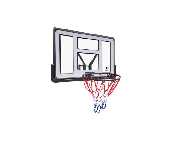 Basketbola vairogs Bilaro Juta 110x75cm ar stīpu un tīklu Basketbolam