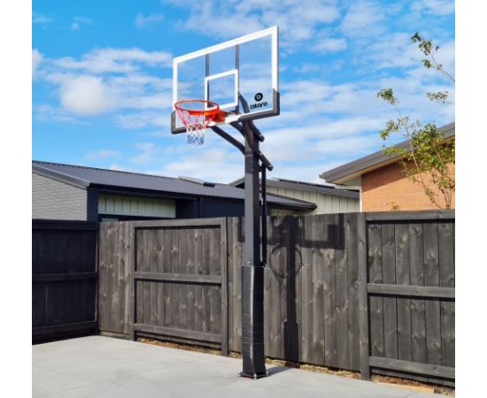 Iebetonējams basketbola statīvs Bilaro Tucson 152x90cm, 10mm rūdīts stikls ar aizsargu Для баскетбола