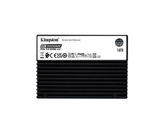 SSD diskdziņš Kingston 7.68TB U.2 PCIe 5.0 NVMe SEDC3000ME/7T6 SSD Cietie Diski (Solid state drive)