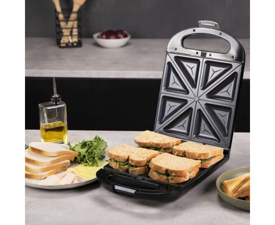 Cecotec Sandwich Maker Rock'nToast Family 3in1 1500 W Number of plates 3 Black Sendviču - Karstmaižu tosteri
