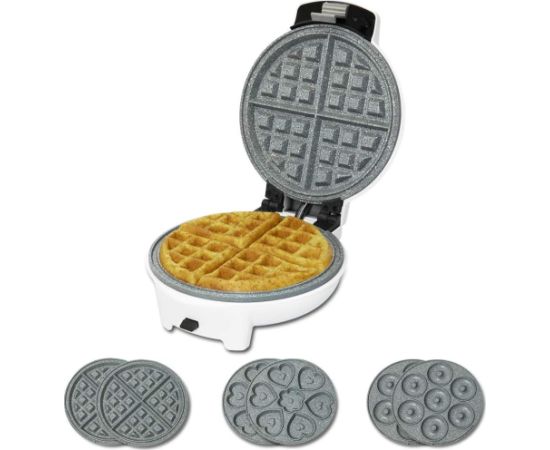 Cecotec Waffle Maker Fun Gofrestone 3in1 700 W Number of pastry 3 Waffle/Muffin/Donut White Citi virtuves piederumi