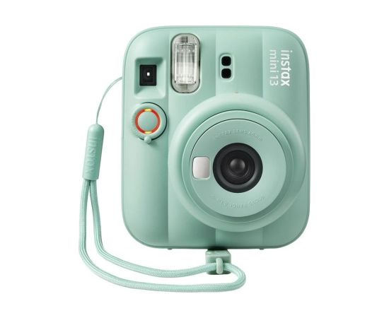 Fujifilm Instant Camera Instax mini 13 + Instax Mini Glossy (10pl) Green 0.3m - ∞ 800 Moment Foto Kameras