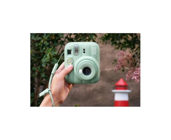 Fujifilm Instant Camera Instax mini 13 + Instax Mini Glossy (10pl) Green 0.3m - ∞ 800 Moment Foto Kameras