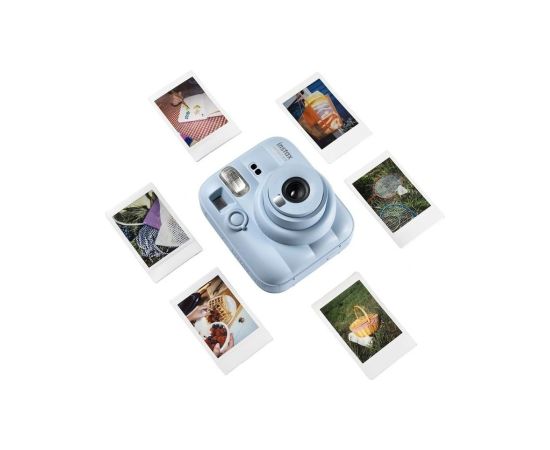Fujifilm Instant Camera Instax mini 13 + Instax Mini Glossy (10pl) Blue 0.3m - ∞ 800 Moment Foto Kameras