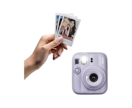 Fujifilm Instant Camera Instax mini 13 + Instax Mini Glossy (10pl) Purple 0.3m - ∞ 800 Moment Foto Kameras