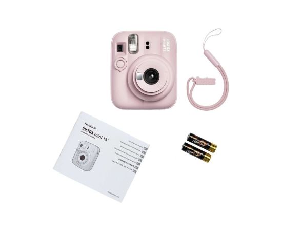 Fujifilm Instant Camera Instax mini 13 + Instax Mini Glossy (10pl) Pink 0.3m - ∞ 800 Moment Foto Kameras
