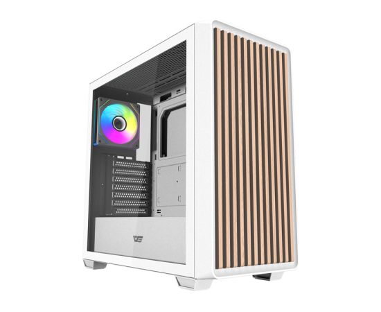 Darkflash DS900WD ATX computer case (White) + 4 fans Datoru korpusi