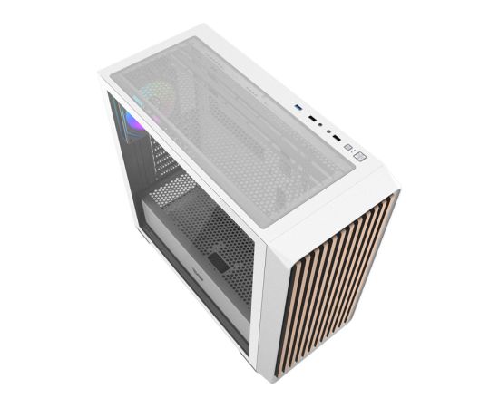 Darkflash DS900WD ATX computer case (White) + 4 fans Datoru korpusi