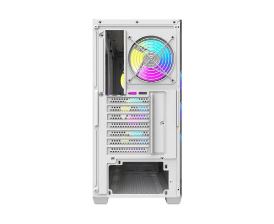 Darkflash DS900WD ATX computer case (White) + 4 fans Datoru korpusi