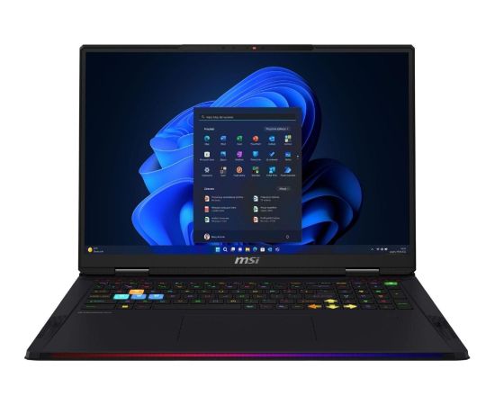 MSI Raider 18 HX AI A2XWIG-886PL 18"UHD+/Ultra 9 285HX/64GB/SSD2TB/RTX5080-16GB/W11 Ноутбуки