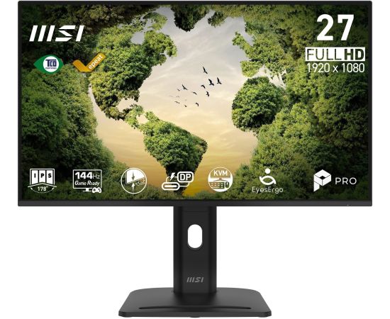 Monitors MSI Pro MP275PHGN E14 68,6 cm (27") 1920 x 1080 px Full HD LCD Monitori