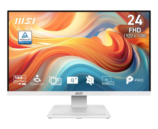 MSI Monitors PRO MP241W E14V 23.8 cala/FHD/FLAT/144Hz/White Monitori