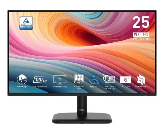 Monitors MSI PRO MP251L E2 FHD 120HZ Monitori