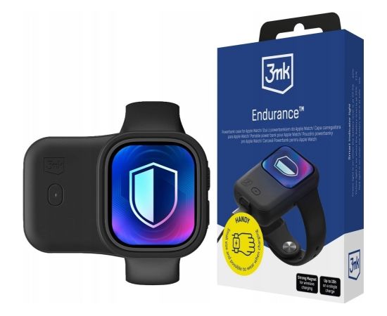 3MK Etui Endurance Powerbank Case do Apple Watch 44mm/45mm 2,5W 1200mAh USB-C Jaunumi - Datori