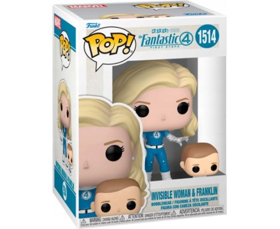 FUNKO POP! Vilila figūra -  Marvel: The Fantastic Four: First Steps - Invisible Woman & Franklin Jaunumi - Datori