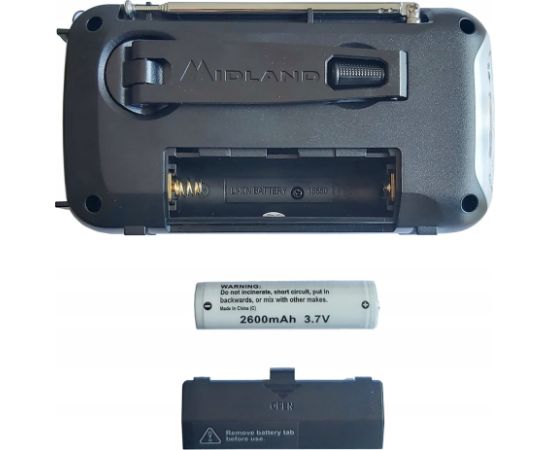 Emergency Radio uztvērējs  A-LAN Radio Midland ER100 ar lādējamu akumulatoru 2600mAh Новинки Компьютерная техника