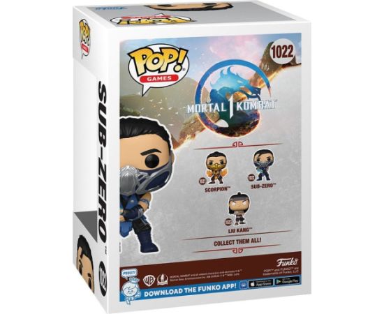 Figurka Funko Pop Funko POP Mortal Kombat 1022 Sub-Zero Figūriņas un varoņi