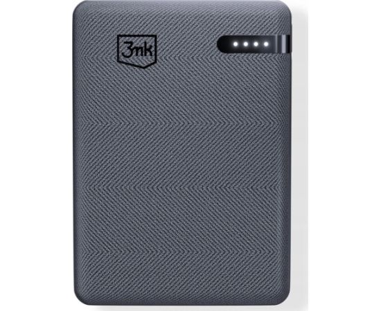 3MK Pocket Powerbank 5000mAh 12W USB-C gray Jaunumi - Datori