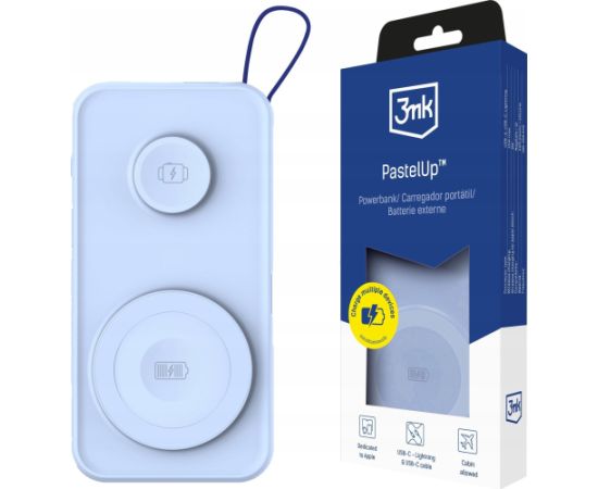 Powerbank 3MK PASTELUP 10000MAH 22,5W BLUE Jaunumi - Datori