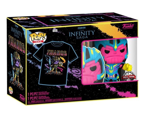 Figurka Funko! POP AND TEE Marvel Thanos (BKLT) L Figūriņas un varoņi